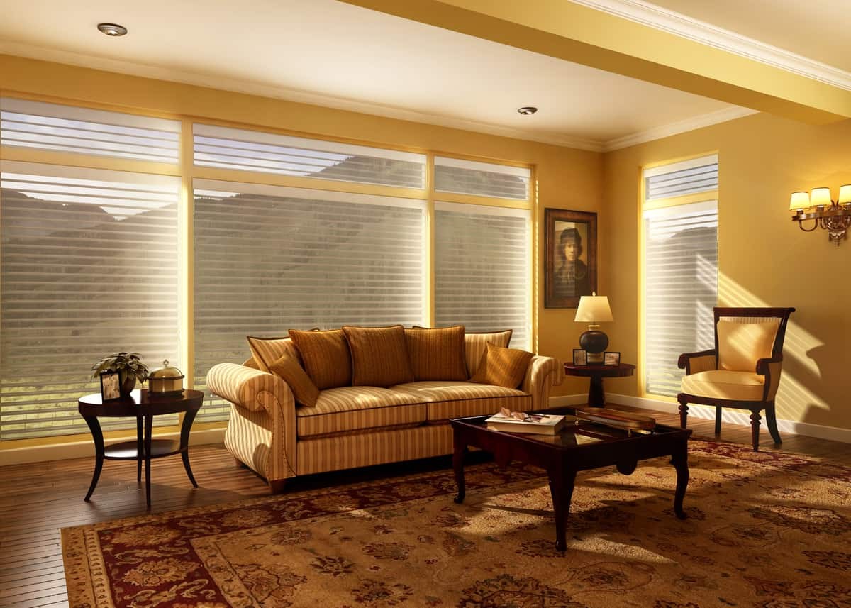 Silhouette® Window Shadings near Bainbridge Island, Washington (WA) Hunter Douglas Window Shades Sheers Window Treatments.