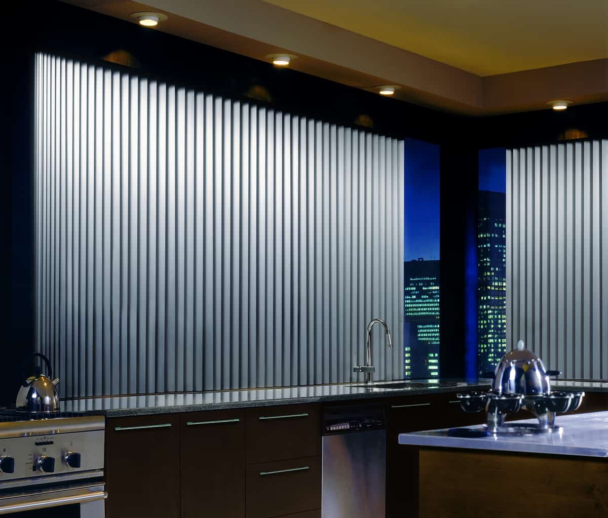 Hunter Douglas Somner® Custom Vertical Blinds, Blinds for Sliding Glass Doors near Bainbridge Island, Washington (WA)