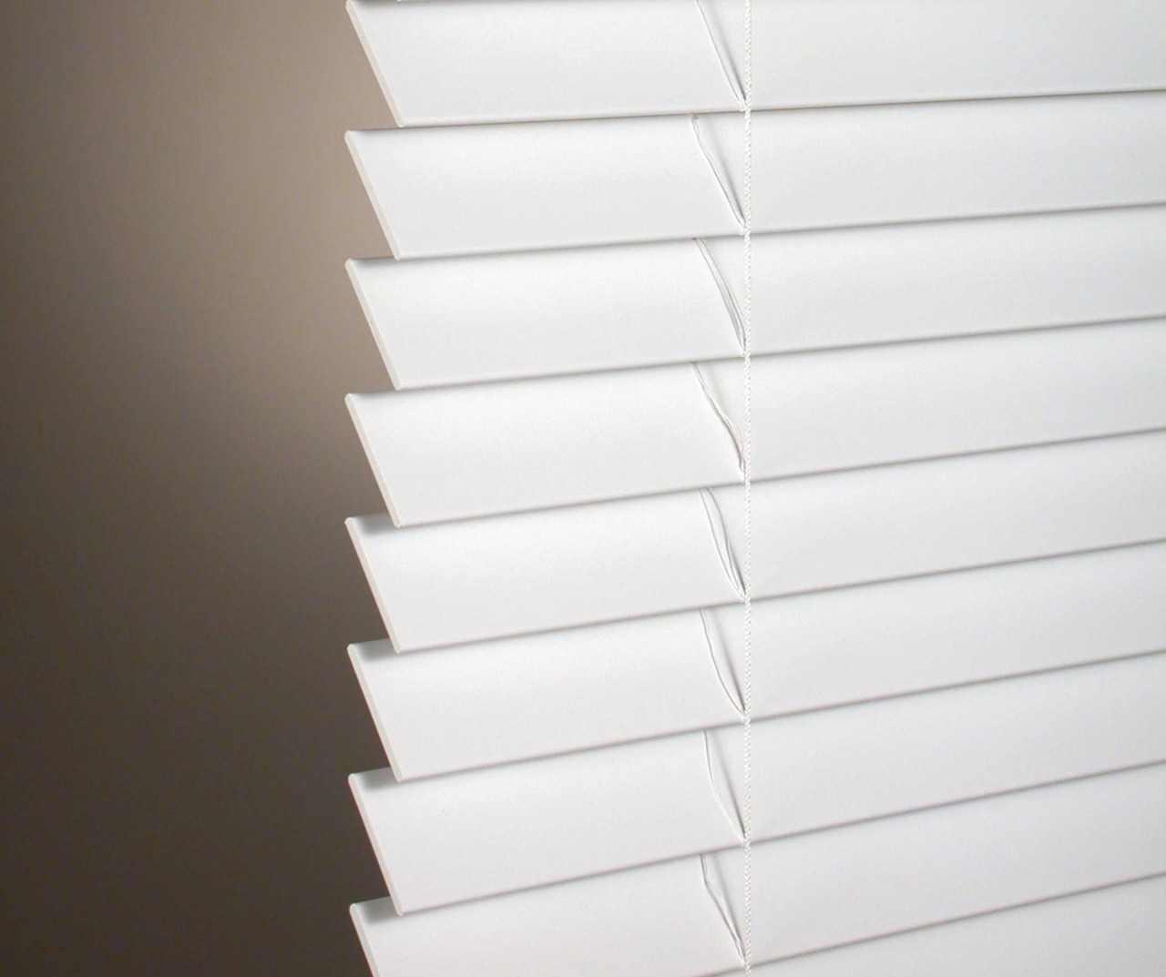 A close-up image of Hunter Douglas EverWood® Faux Wood Blinds near Bainbridge Island, Washington (WA)